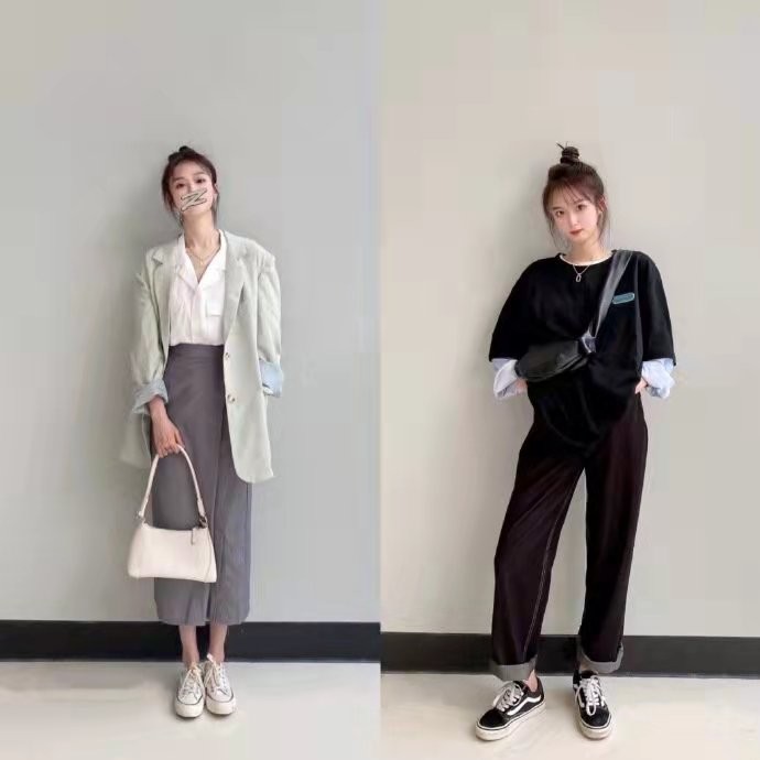 这才是适合小个子女人的秋天装扮！这2个技巧，穿出气质满分