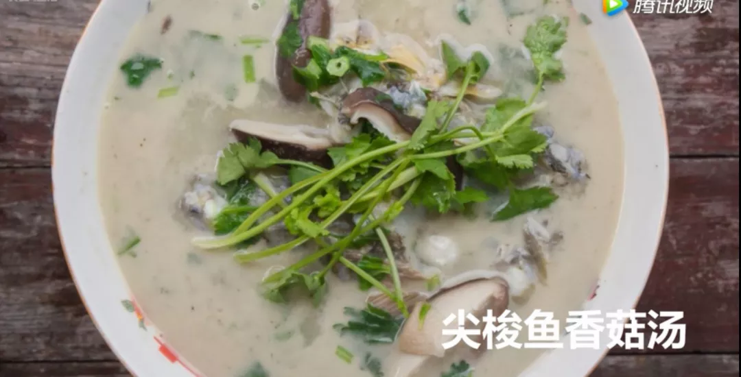 「春季必吃」肉质细嫩，鲜美不腥的梭鱼香菇汤