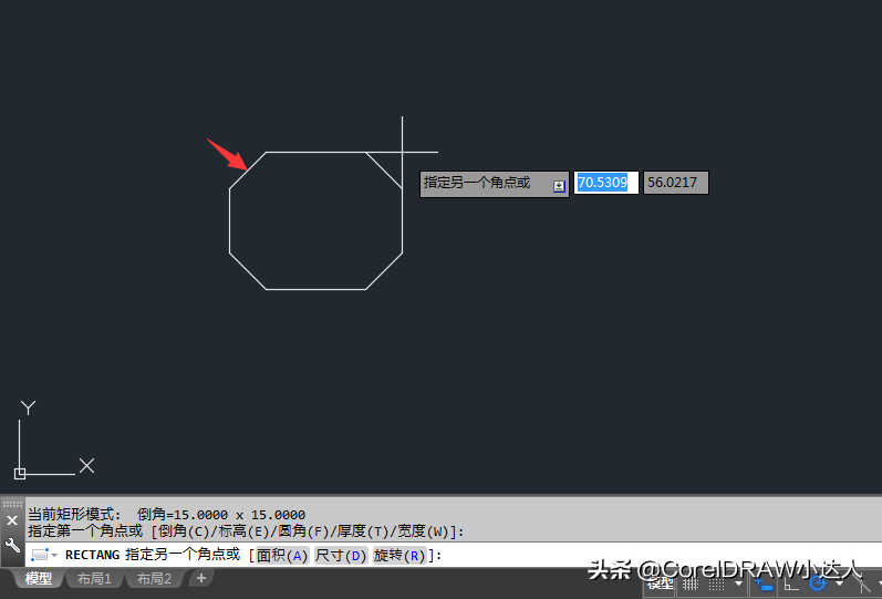 cad倒角怎么画（CAD画矩形一直倒角模式，要怎么还原设置）