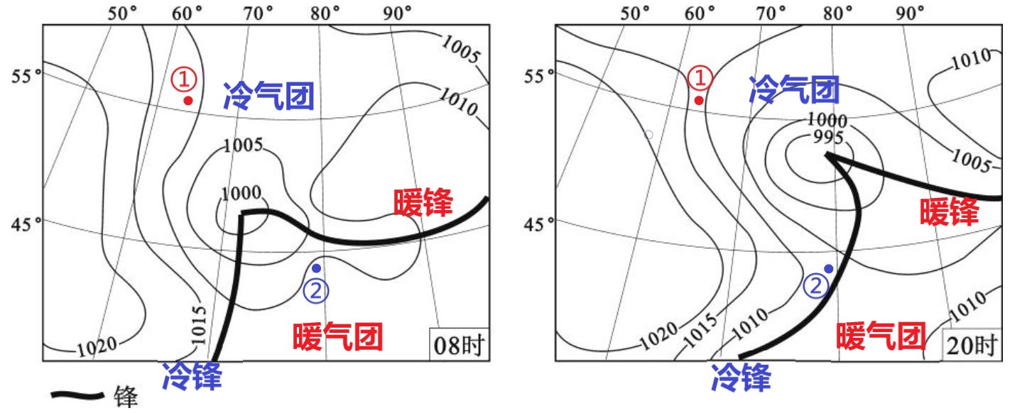 鋒面附近的天氣