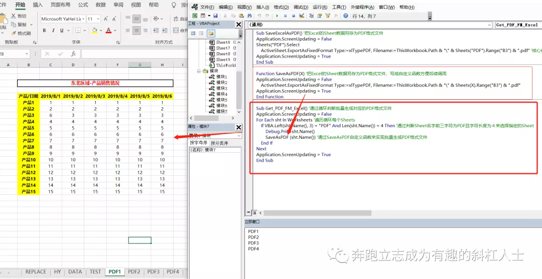  vba excel pdf 