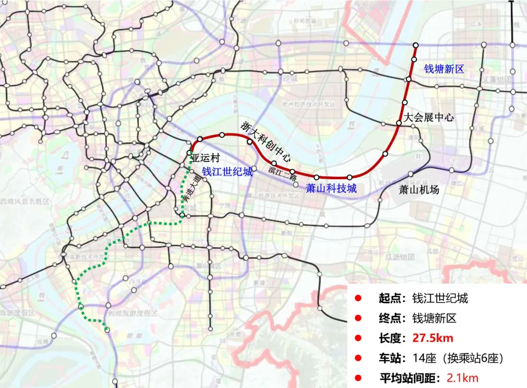 干货！杭州地铁四期建设规划建议方案曝光