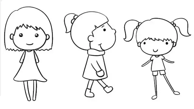 小人简笔画图片大全(简笔画) - 赤虎壹号