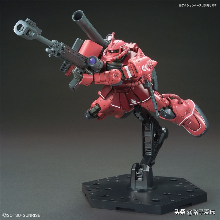 爱玩：HG GTO 1/144 夏亚专用 扎古2 赤色彗星 VER.