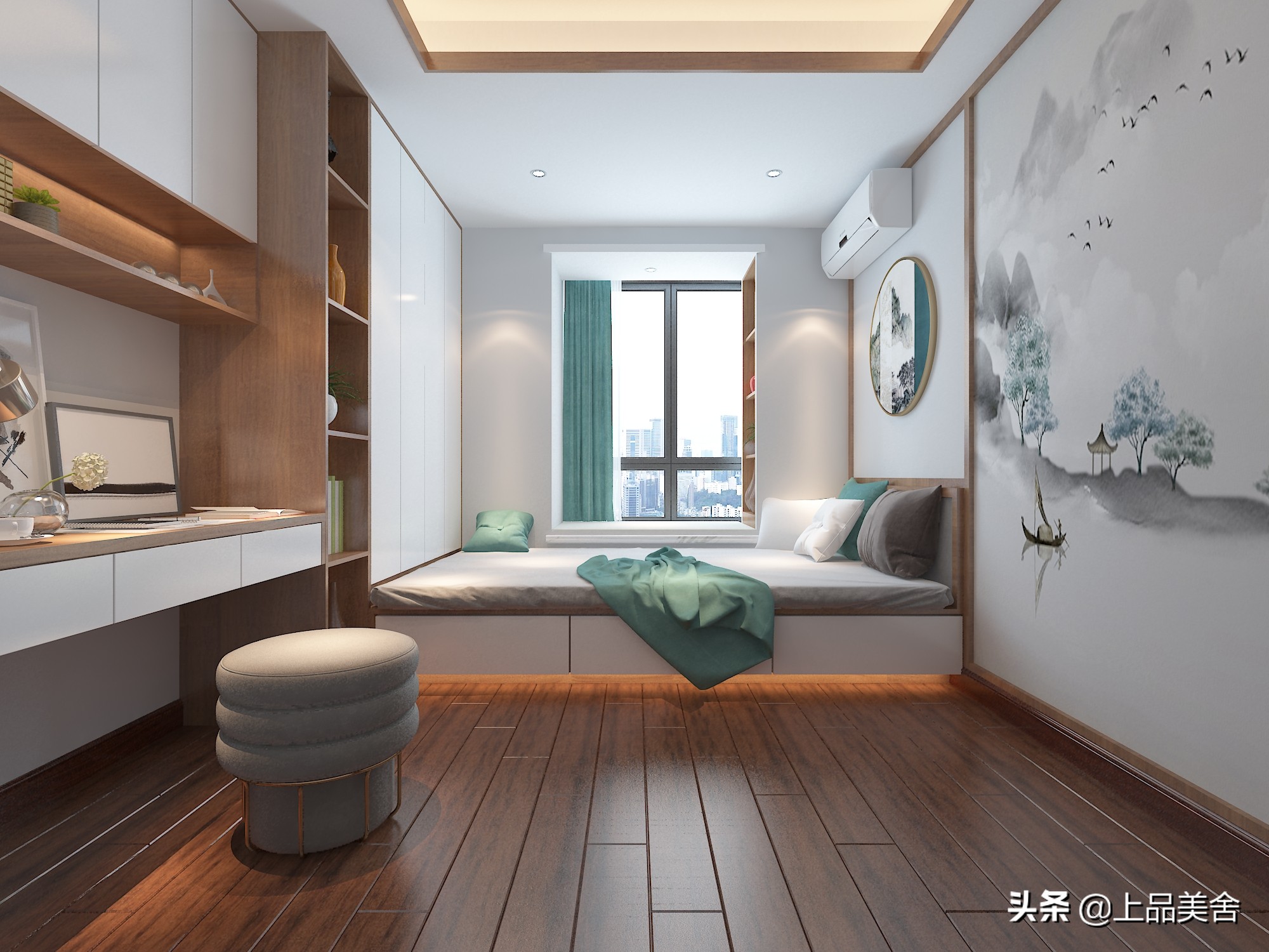 深圳夫妇在惠州买130平精装房，改造成新中式风格，完工效果迷人