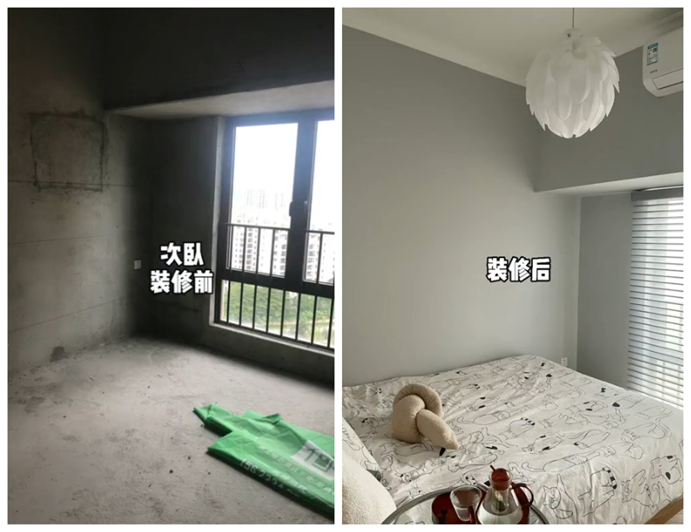 90后新婚夫妻买下82㎡婚房，顶楼3室1厅：装修时和完工后差距太大