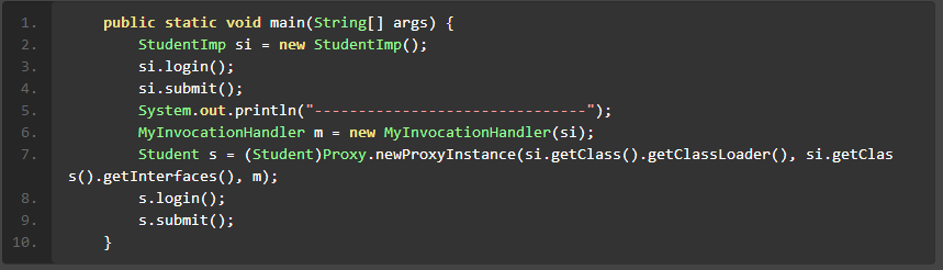 反射的动态代理描述