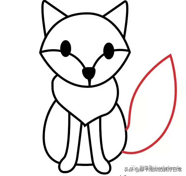 一步一步学画可爱的卡通狐狸和大象