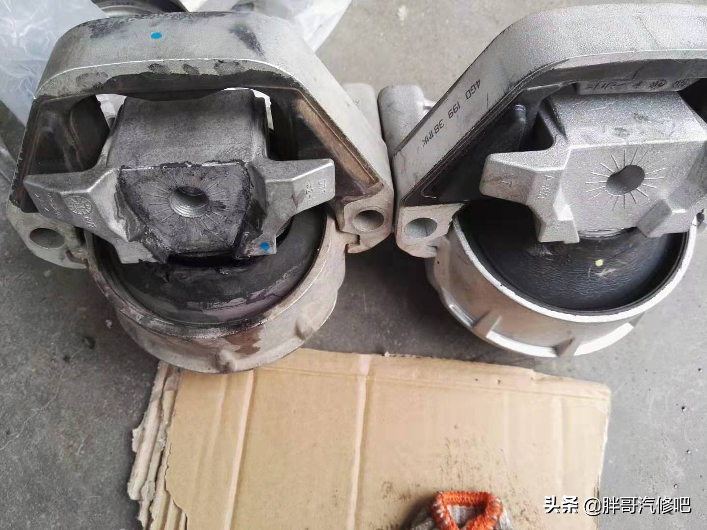 奥迪A6L底盘车身共振 高速噪音大，更换发动机脚胶完美解决