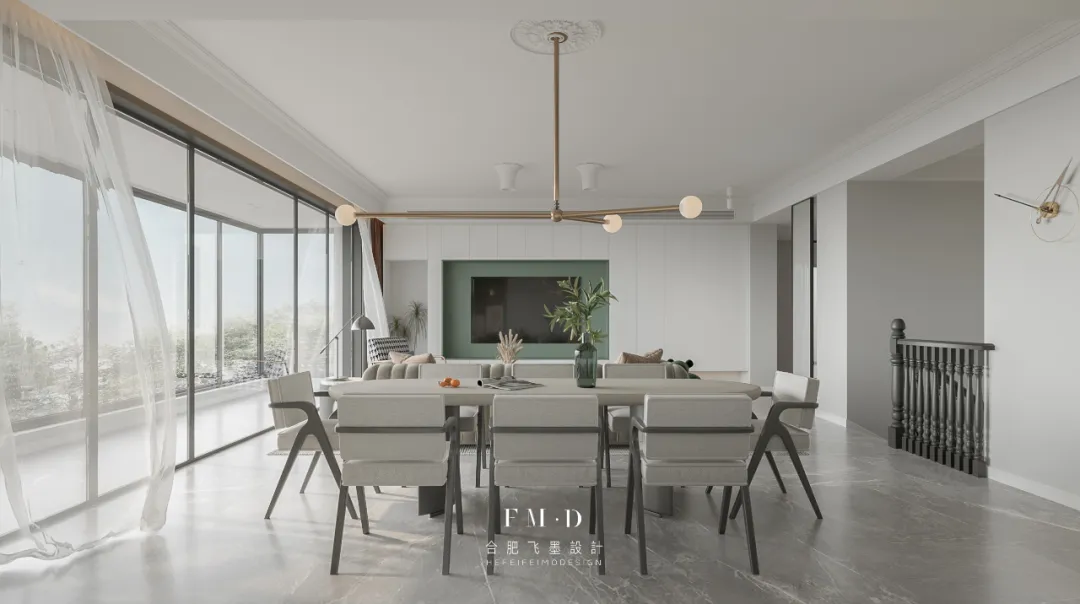 展示三世同堂200㎡的底复式，复古北欧，5室3卫收纳足颜值高