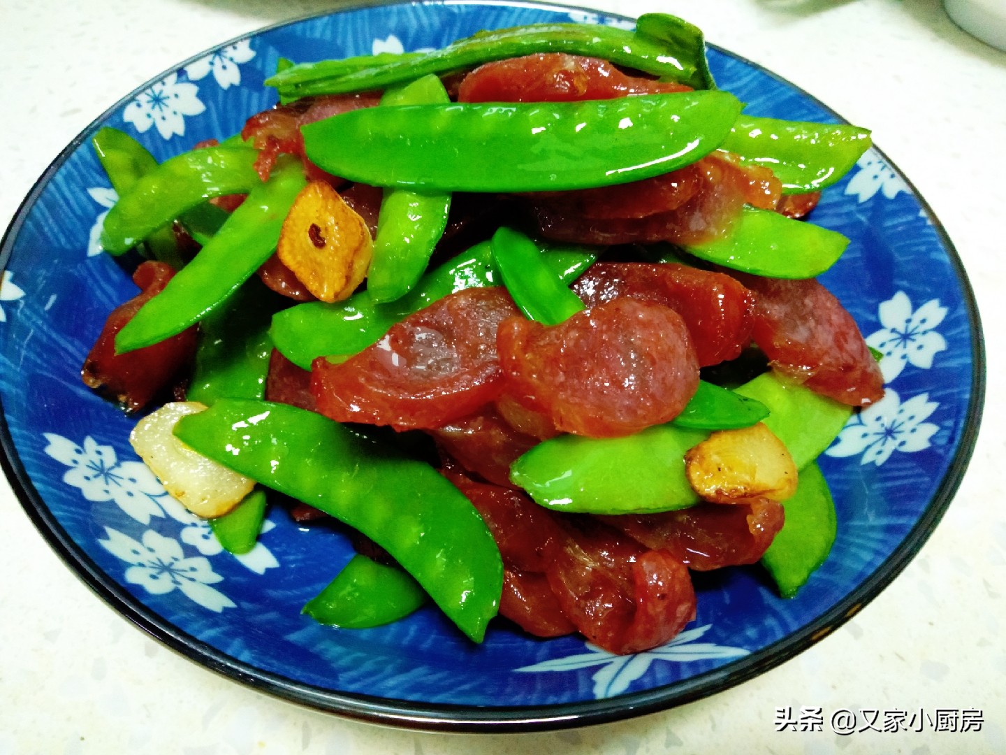 荷蘭豆炒臘肉,荷蘭豆炒臘肉怎么做
