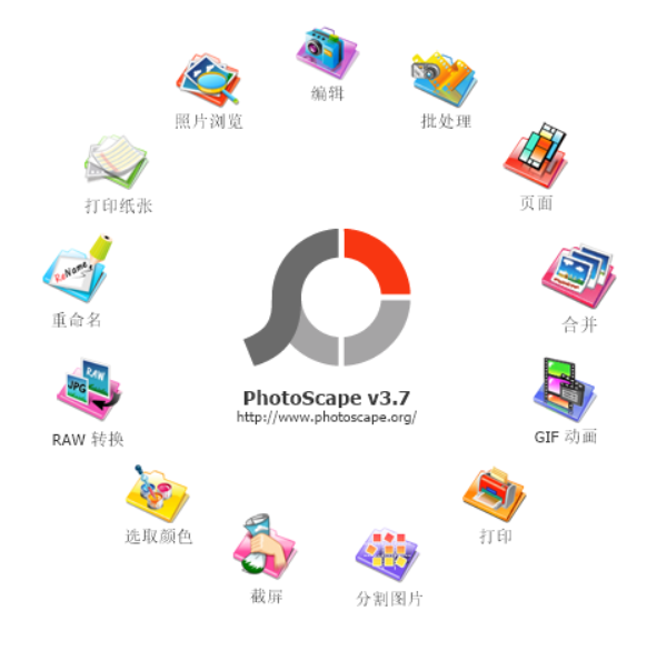 轻量级的PS图片处理软件：PhotoScape，完全免费，可批量处理图片