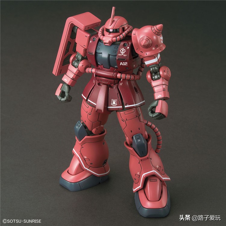 爱玩：HG GTO 1/144 夏亚专用 扎古2 赤色彗星 VER.