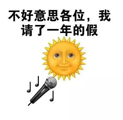 太阳表情包：不好意思，我去流浪了