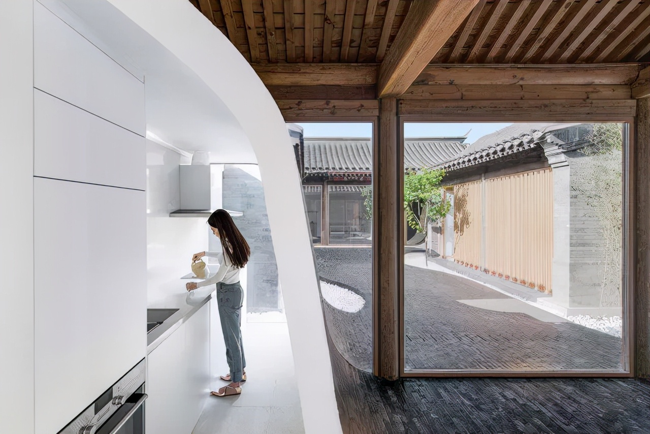 胡同大改造北京162m²极简风，自带禅意风格的四合院，大爱