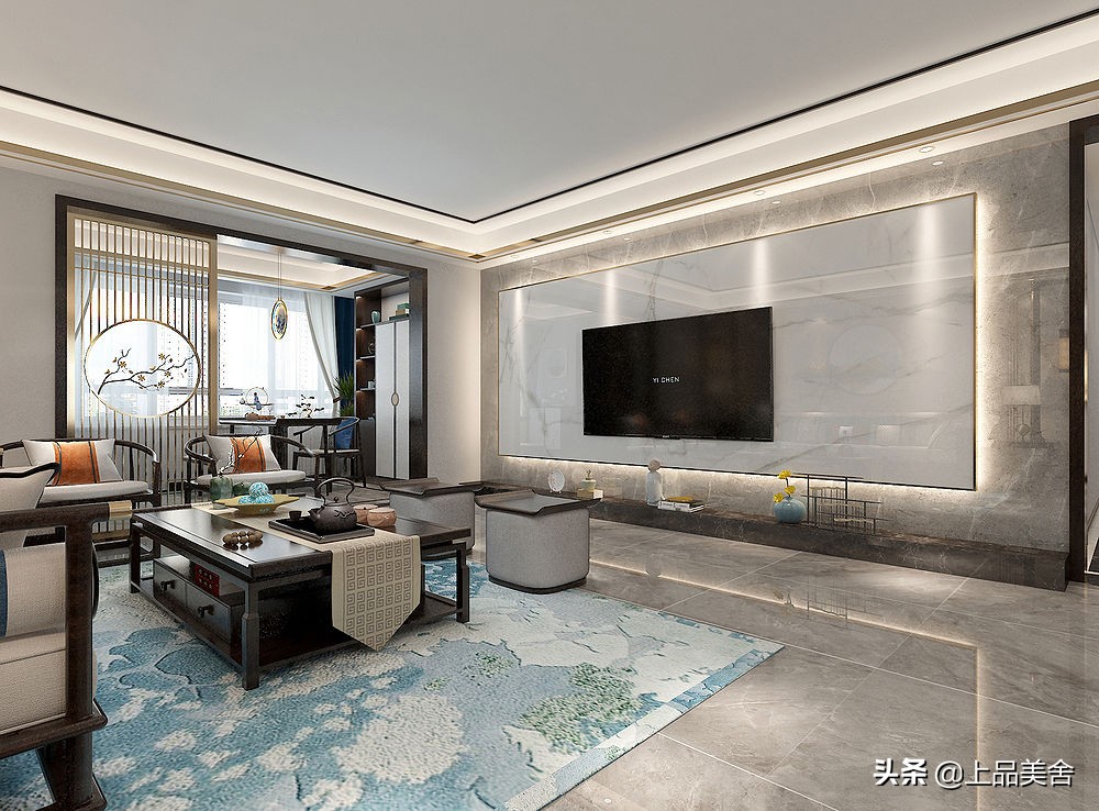 追求品质生活的夫妻俩，把160平新房装修成中式风，堪称样板间