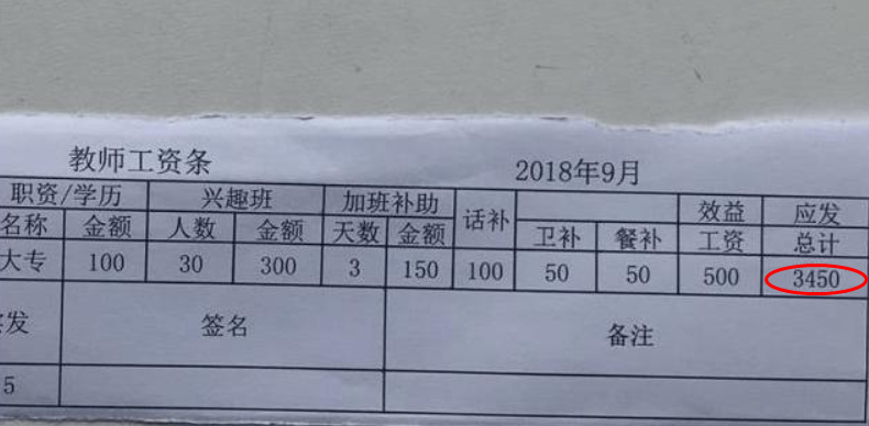 多地教师晒出实际收入引热议，工资差距真的很大，真实性受到质疑