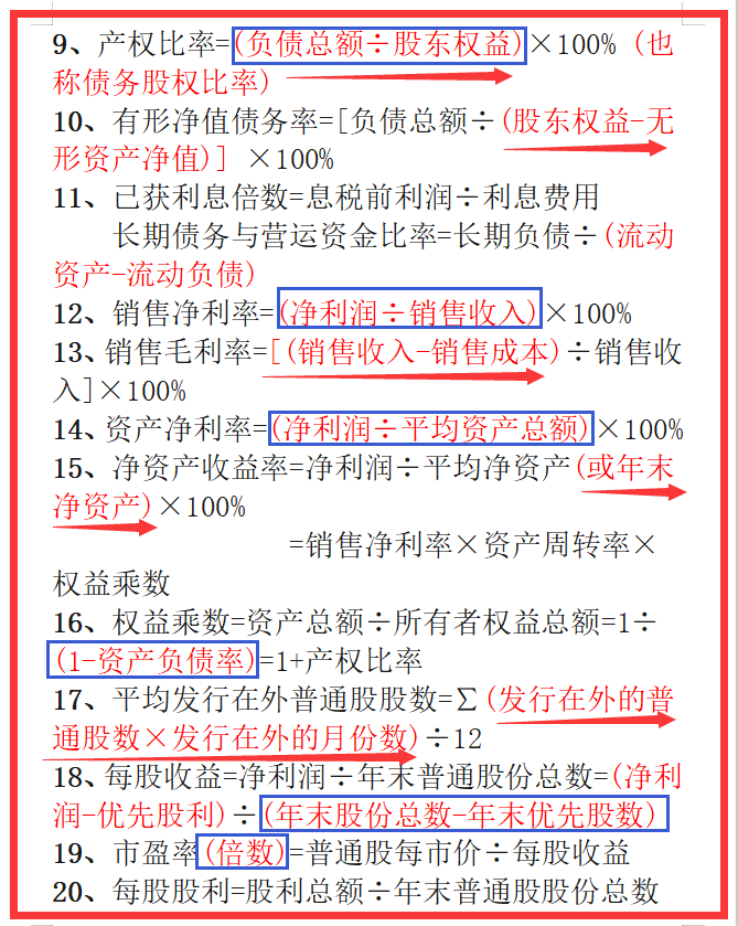财务部最靓的崽，拥有这份财务110个管理公式，工作游刃有余