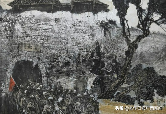 “庆祝中国共产党建党100周年•风展红旗—冯凤举画展”隆重开幕