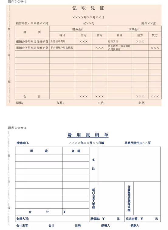 会计凭证格式,会计凭证格式及内容