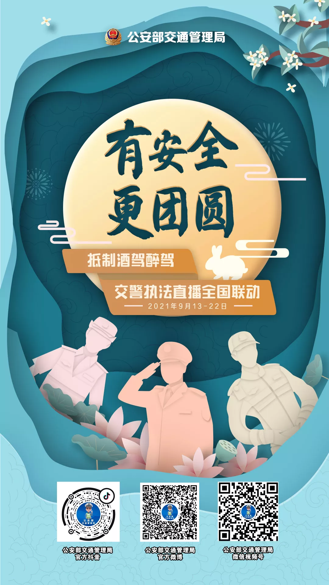 夜查酒驾直播,忻州交警全力护“双节”平安!| 有安全 更团圆