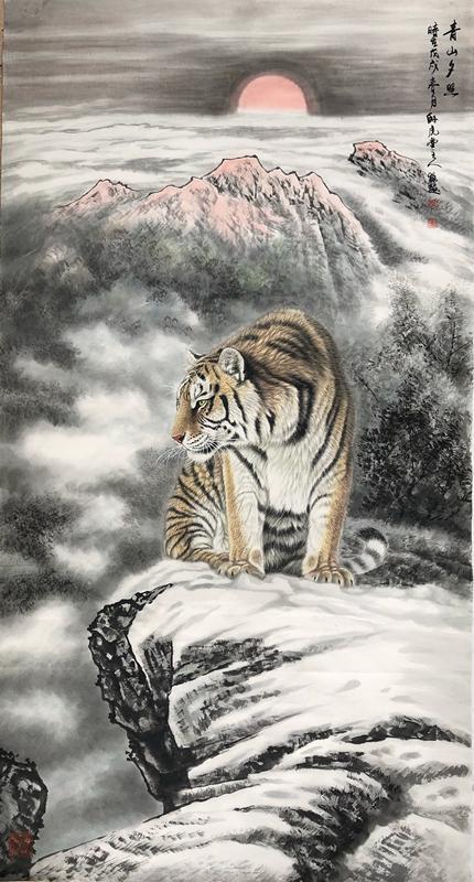 中国现当代十大名家画虎