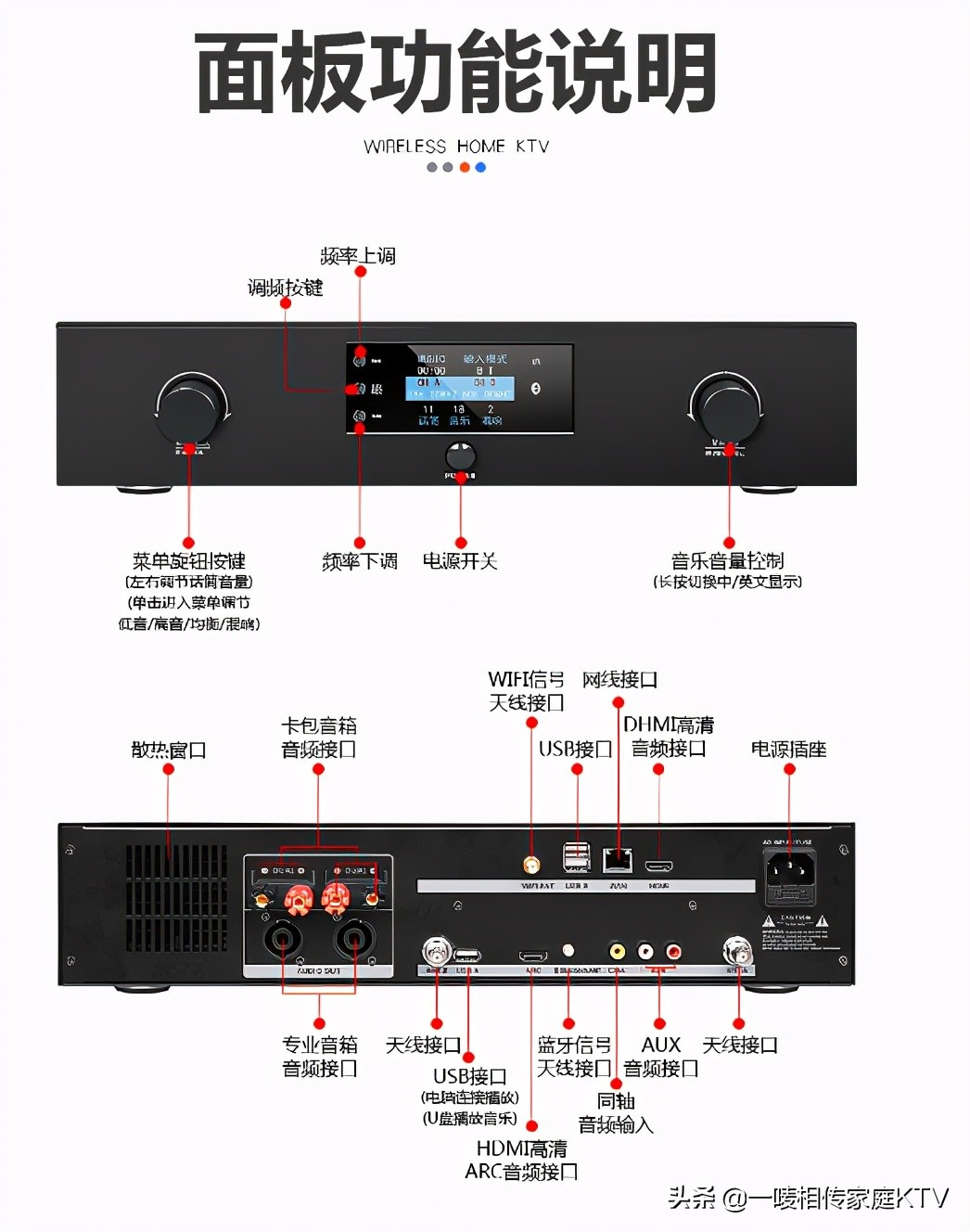 开箱测试两千八一套的四合一家庭K歌一体机