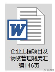 企业工程项目及物资管理制度汇编，word格式，共146页