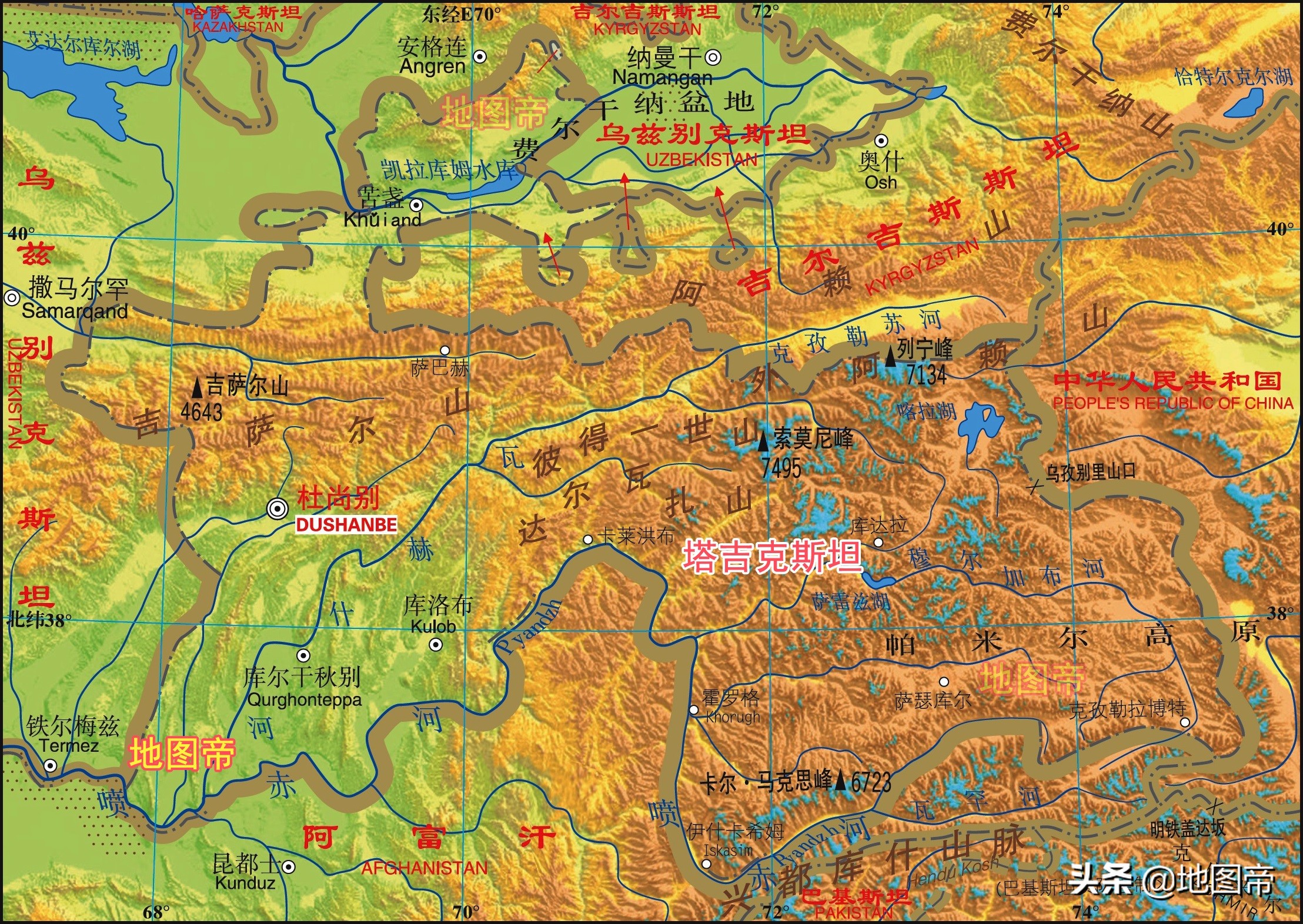 中国14个陆地邻国，各有什么特色？