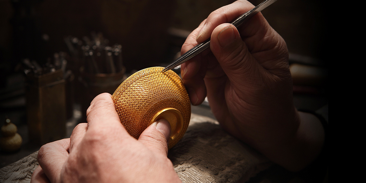 什么是手工古法黄金?有工有意有吉祥的古法金器美哭了