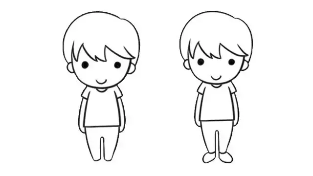 简笔画|从婴儿到老人简笔画大全,益智易学,建议收藏!