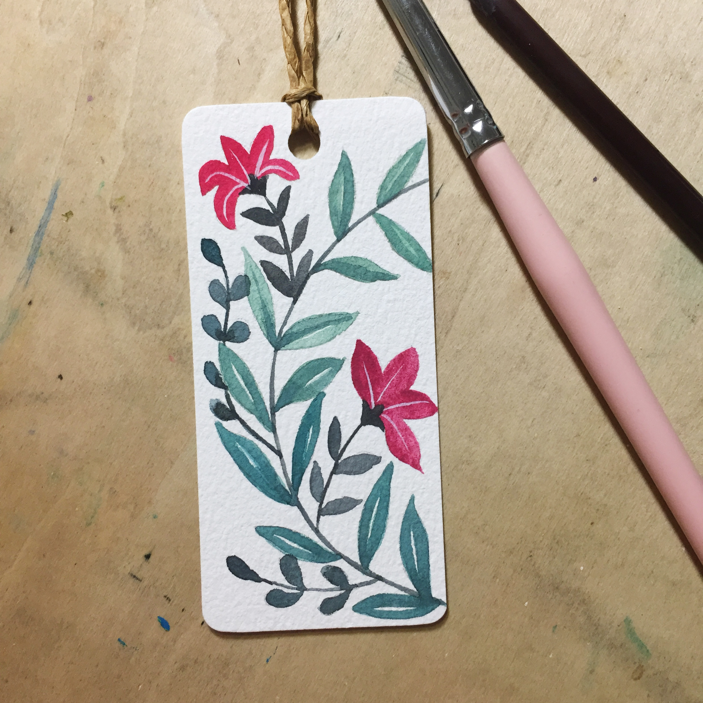 爱情格言书签水彩精选86句