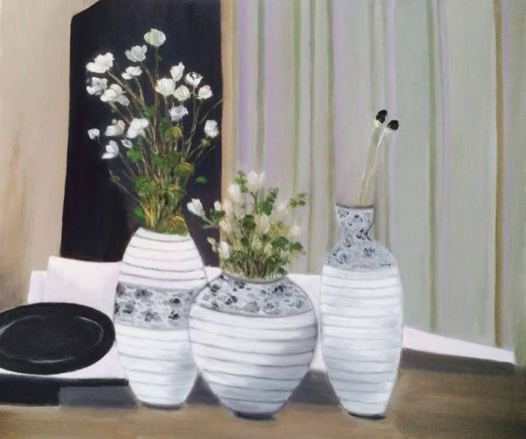 67岁实现儿时梦-常熟老年大学油画班首次开展