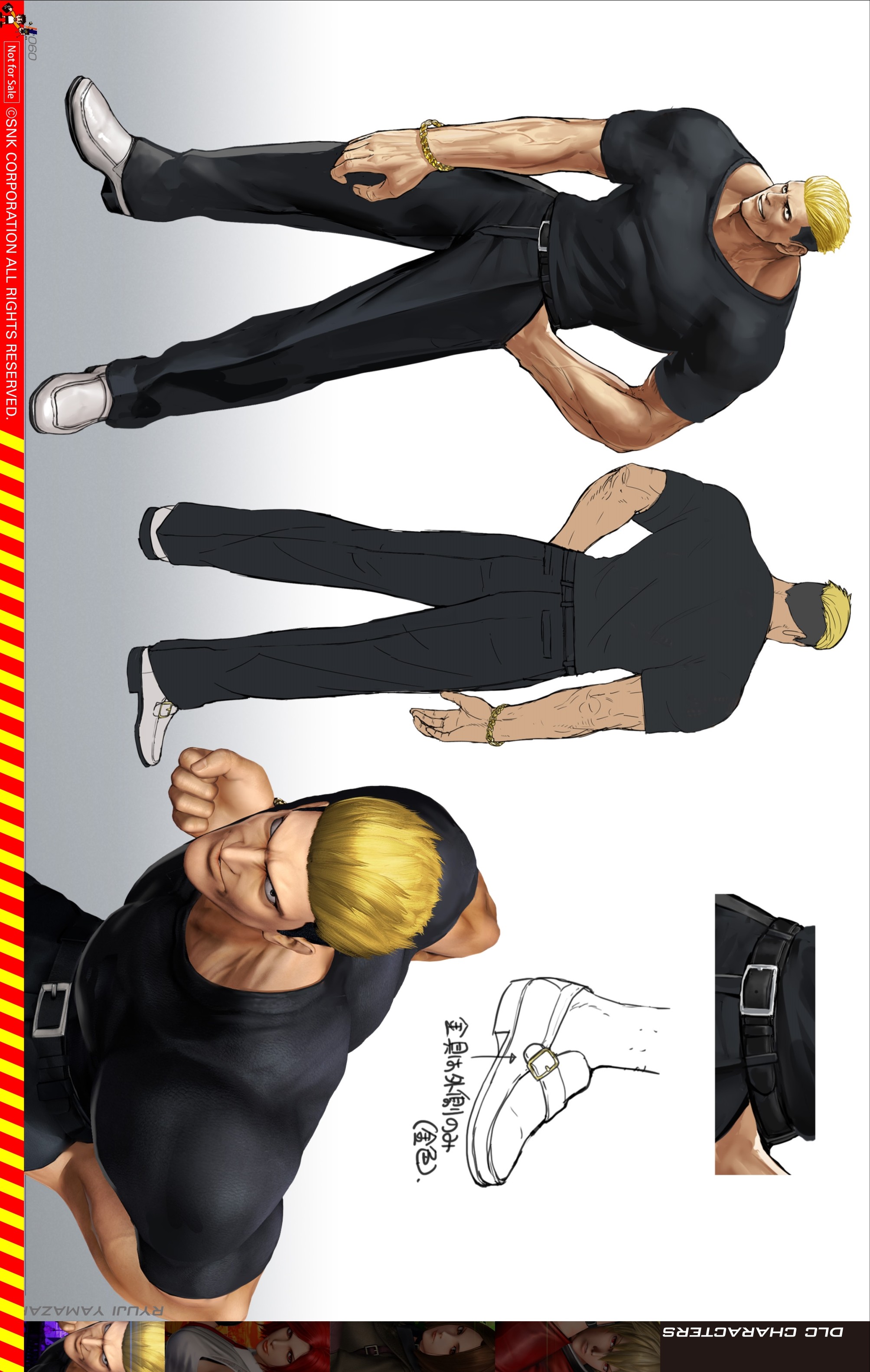 《拳皇14》原版高级人物角色设定艺术画集，你如何评价拳皇14呢？