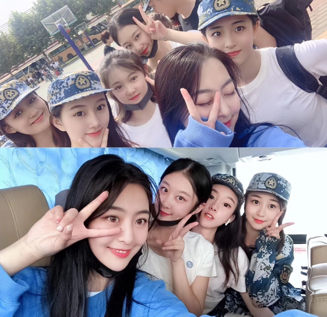 性感大学生照片全集（大一学生军训）