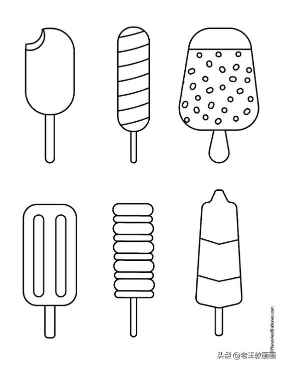 又到了吃冰激凌的季节，教你画冰激凌简笔画