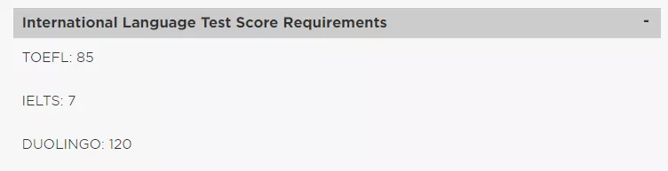 2021年世界顶级名校最新语言成绩要求
