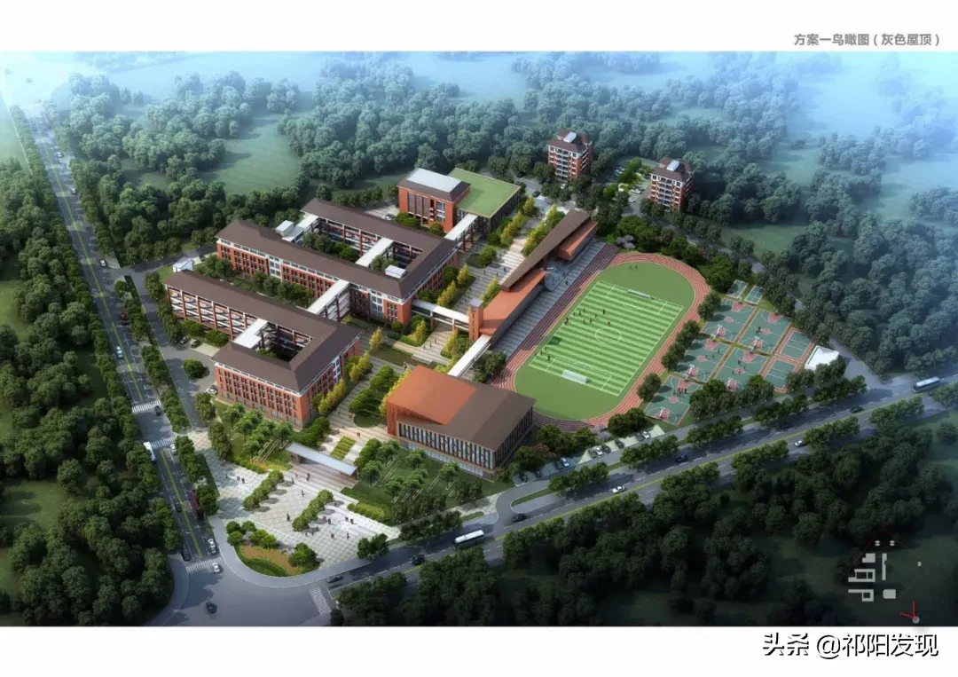 祁阳新建的宝塔小学，文昌中学托管的公立学校，学位将近两千多个
