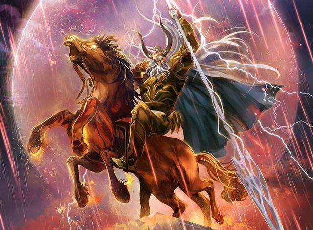 永恒之枪冈格尼尔·奥丁雷神之锤·奥丁雷神·托尔代表:奥丁,雷神托尔