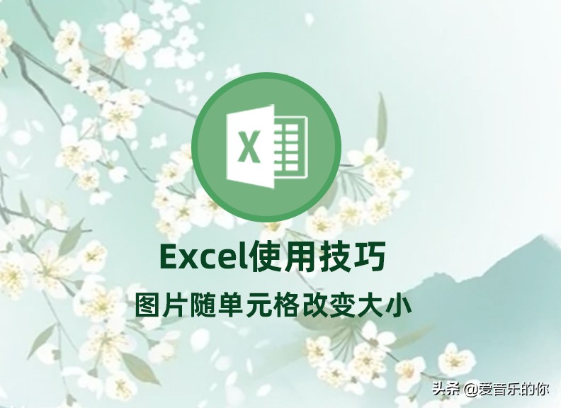 Excel使用技巧：图片随单元格改变大小