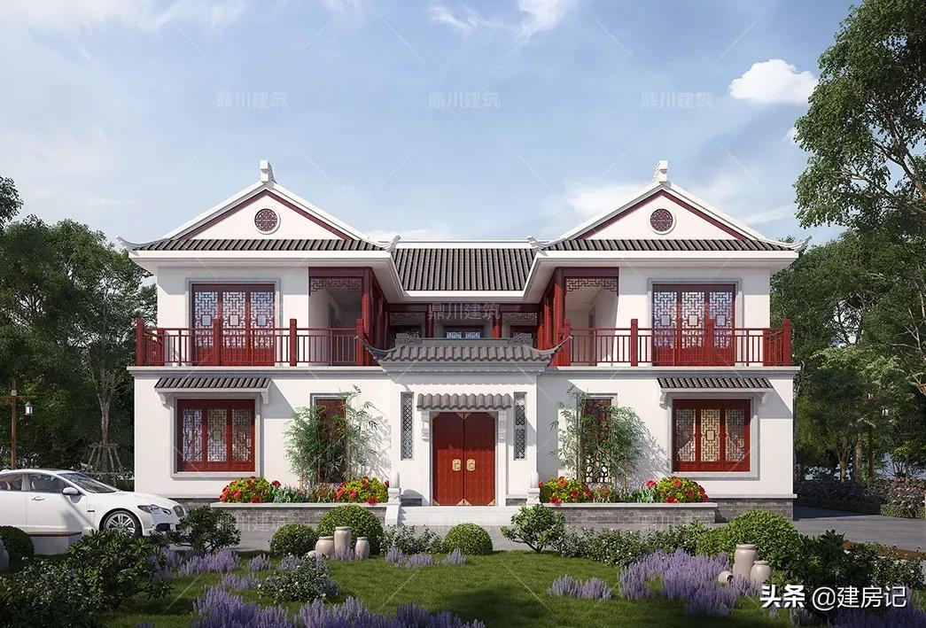 国人想建的房子，不可缺这6款湖北农村别墅，中式合院雅致又高级