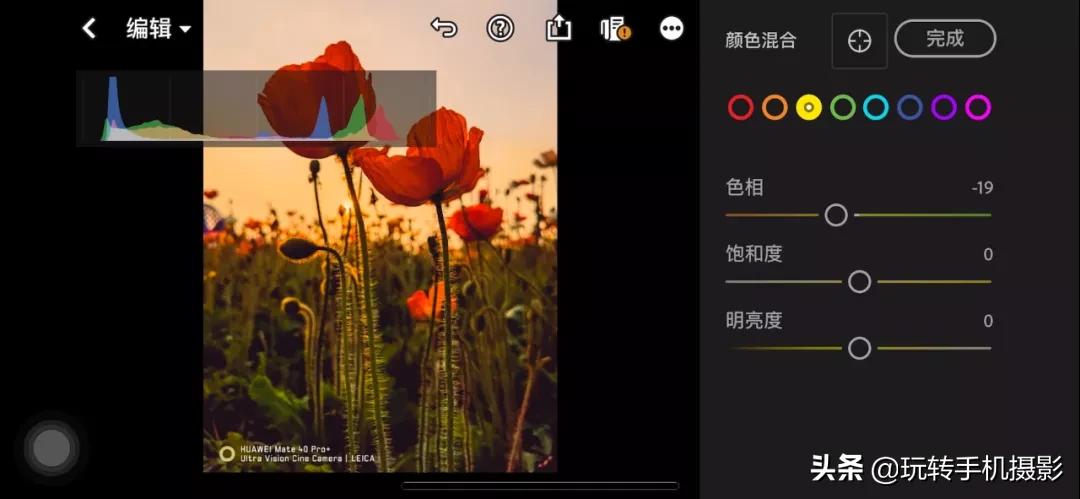 拍花后期！调色用对了，就很有春天的感觉