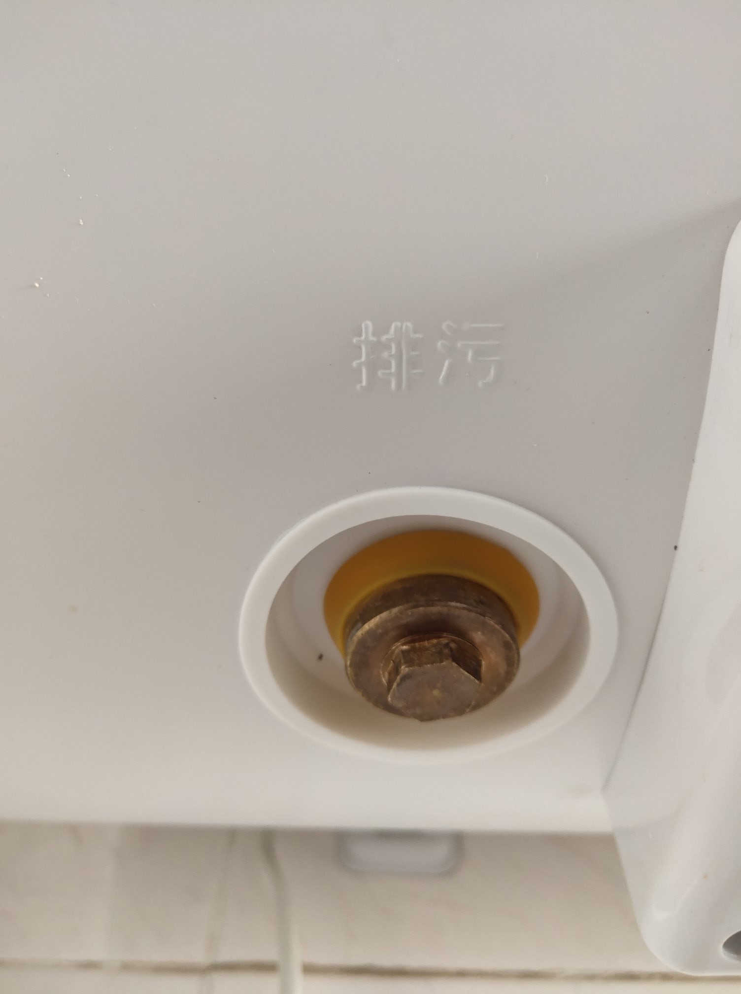 自己动手换电热水器的镁棒