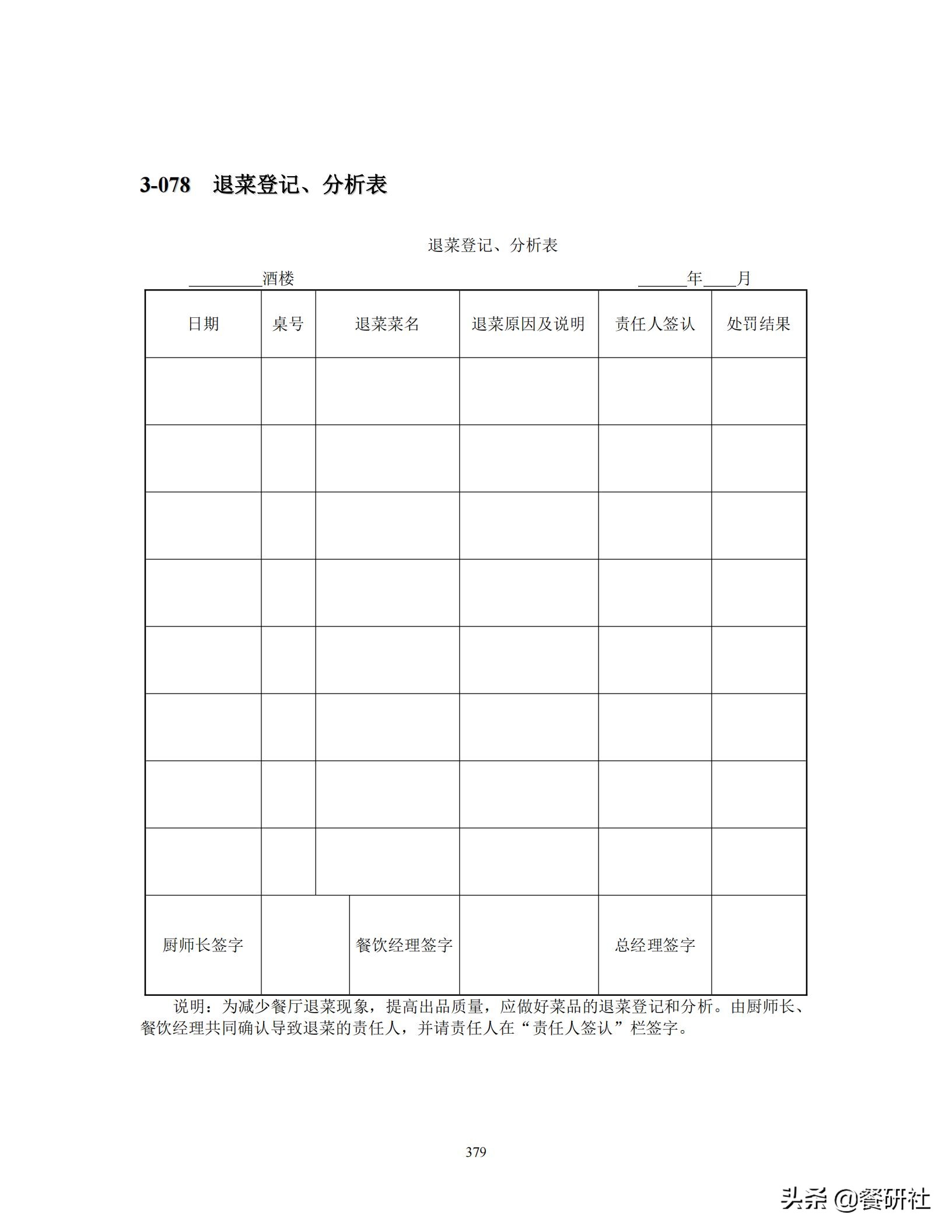 餐饮管理培训大典：200+操作流程/表单工具（462页文档）