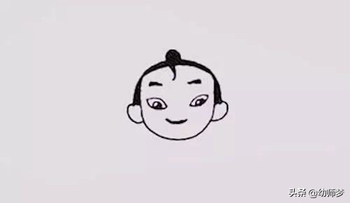 简笔画教程：哪吒！一步一步教你画哪吒