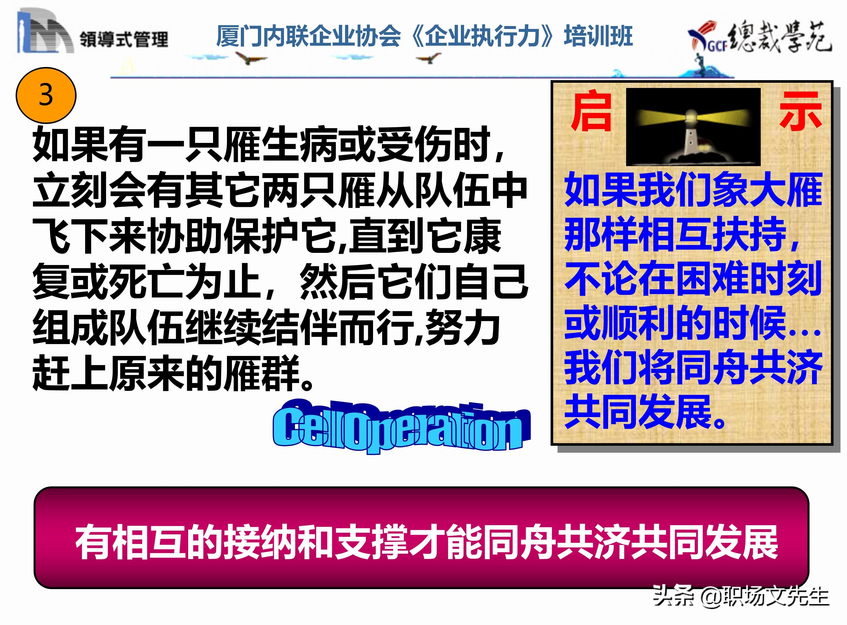 总裁班培训课件：80页实施领导式的管理，提升主管人员的执行力