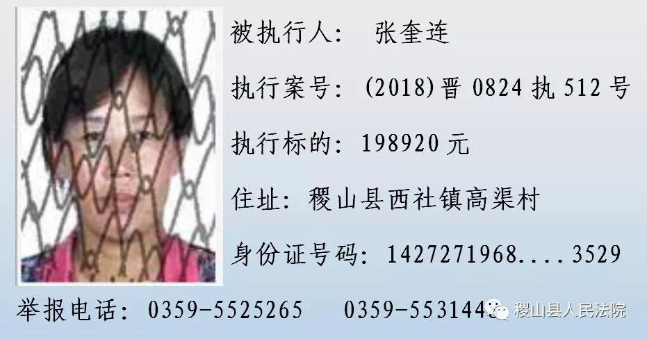 跑了和尚跑不了庙！山西这63个人！姓名、照片、身份证号、住址全曝光！