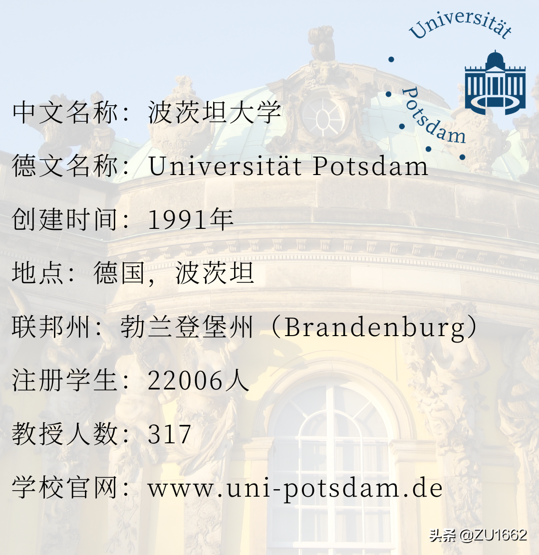 波茨坦大学，一所离柏林很近的大学