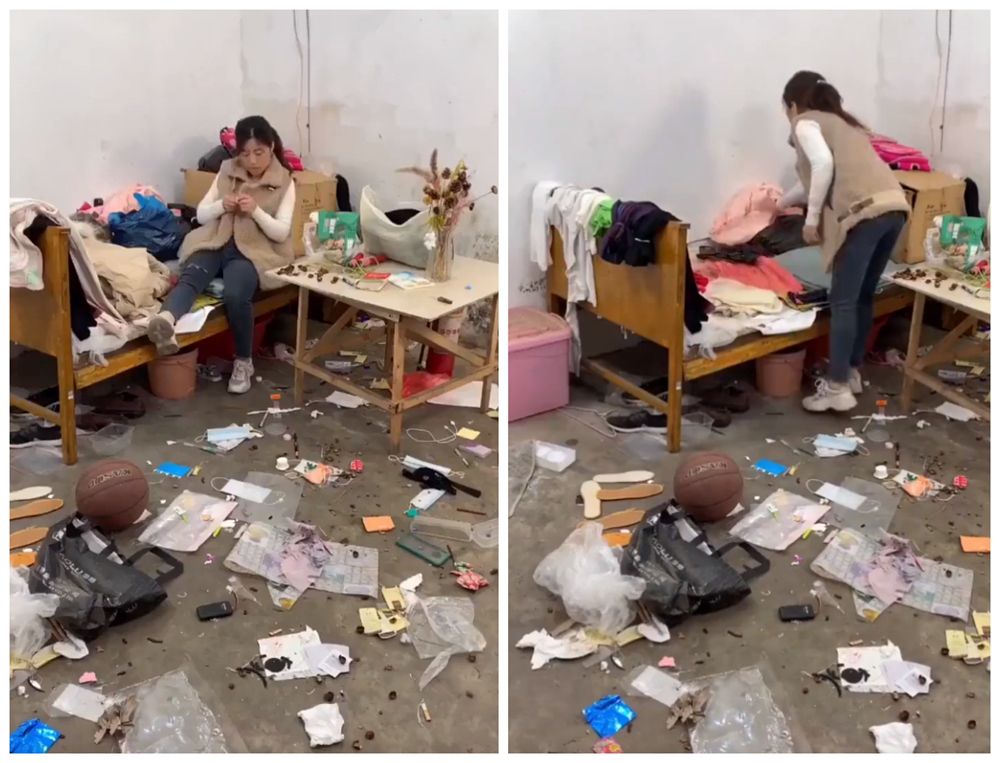 姑娘穷装废弃小屋，亲自动手，超低预算将破败卧室变成“公主风”