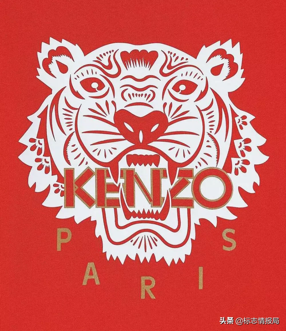 国际奢侈品牌 Kenzo 启用新LOGO，灵感源自建筑图形